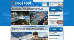 Desktop Screenshot of cenozrout.cz