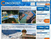 Tablet Screenshot of cenozrout.cz
